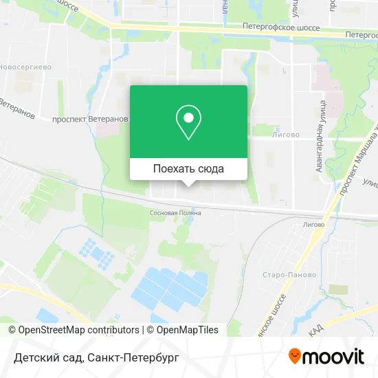 Карта Детский сад