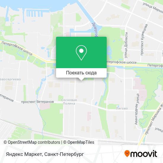 Карта Яндекс Маркет