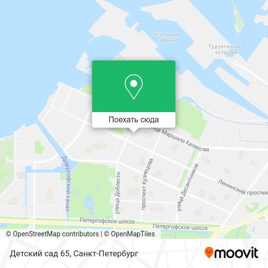 Карта Детский сад 65