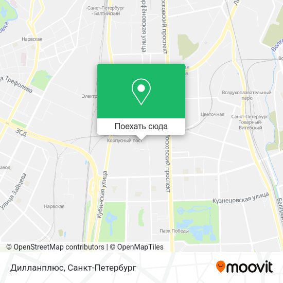 Карта Дилланплюс