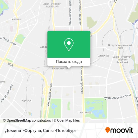 Карта Доминат-Фортуна