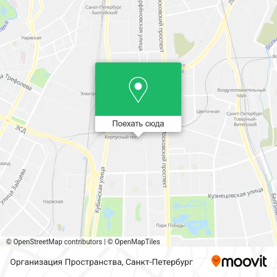 Карта Организация Пространства