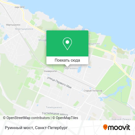 Карта Руинный мост