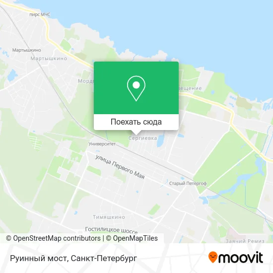 Карта Руинный мост