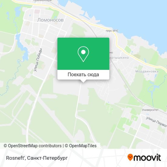 Карта Rosneft'