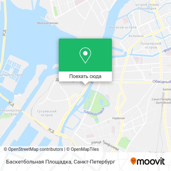 Карта Баскетбольная Площадка