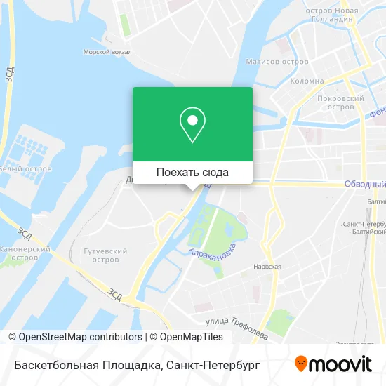 Карта Баскетбольная Площадка
