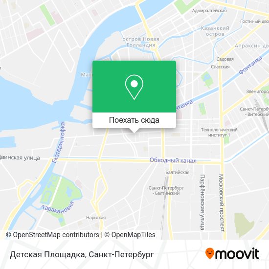 Карта Детская Площадка