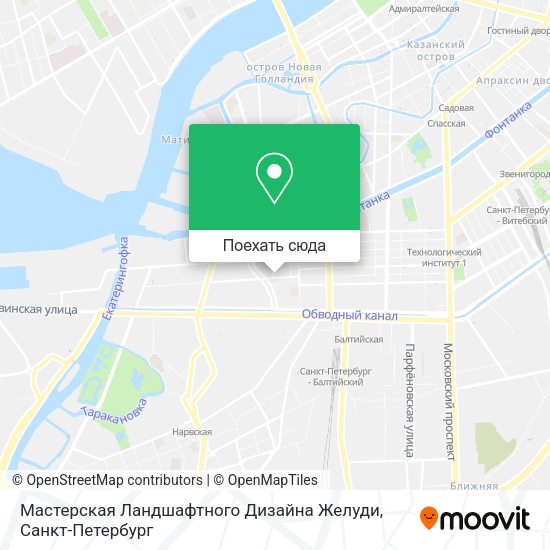 Карта Мастерская Ландшафтного Дизайна Желуди