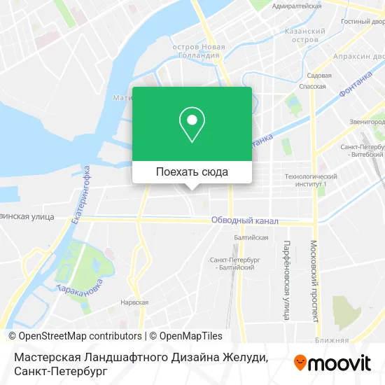 Карта Мастерская Ландшафтного Дизайна Желуди