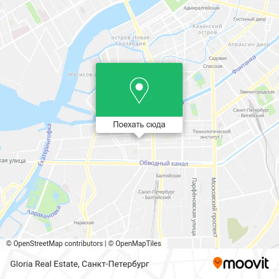 Карта Gloria Real Estate