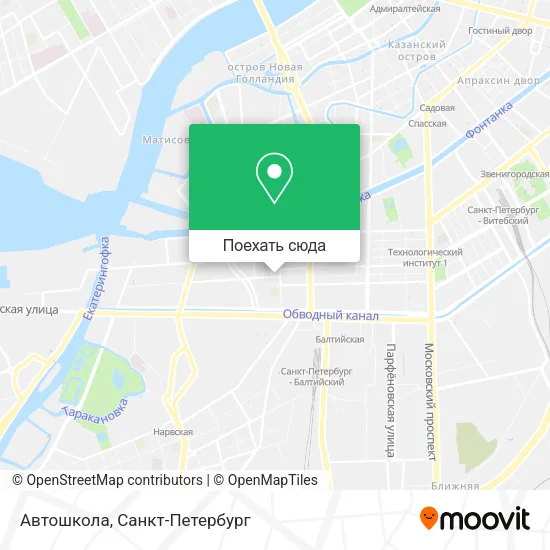 Карта Автошкола