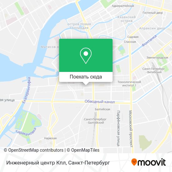 Карта Инженерный центр Кпл
