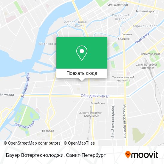 Карта Бауэр Вотертекнолоджи