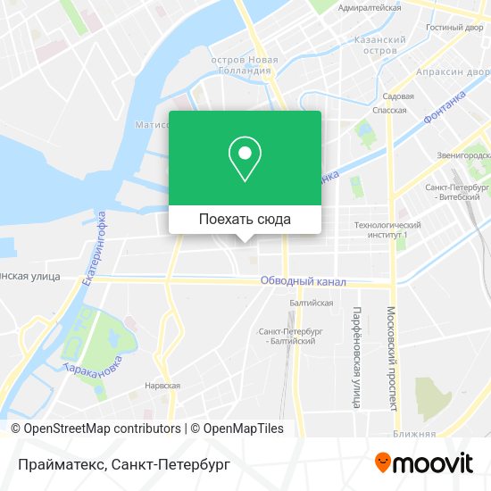 Карта Прайматекс