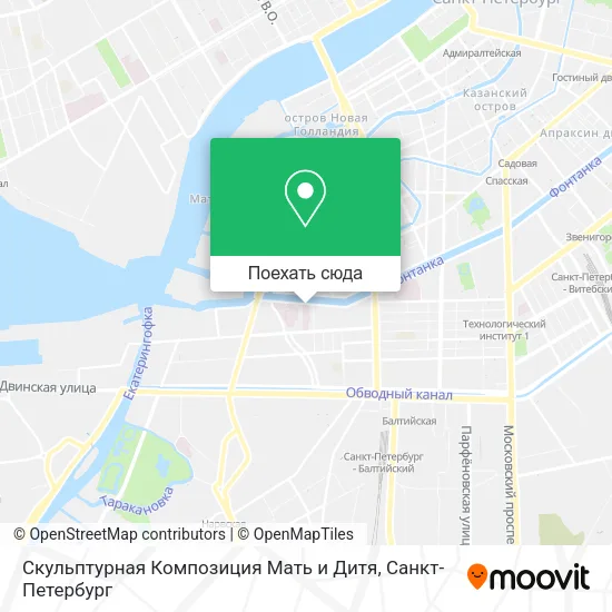 Карта Скульптурная Композиция Мать и Дитя