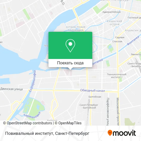 Карта Повивальный институт