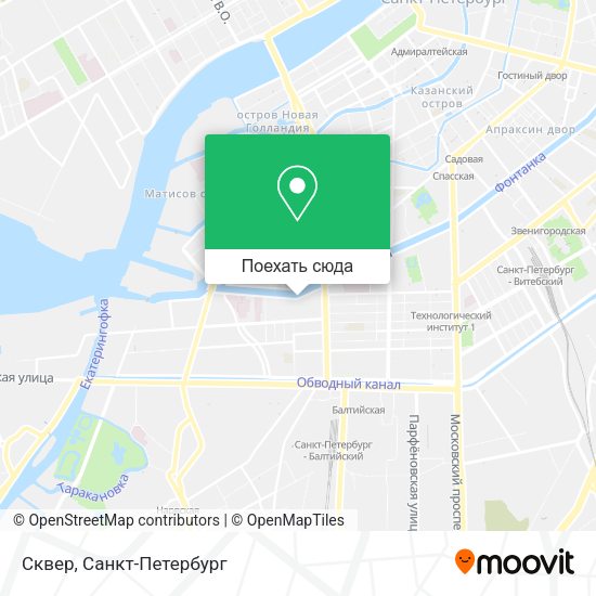 Карта Сквер