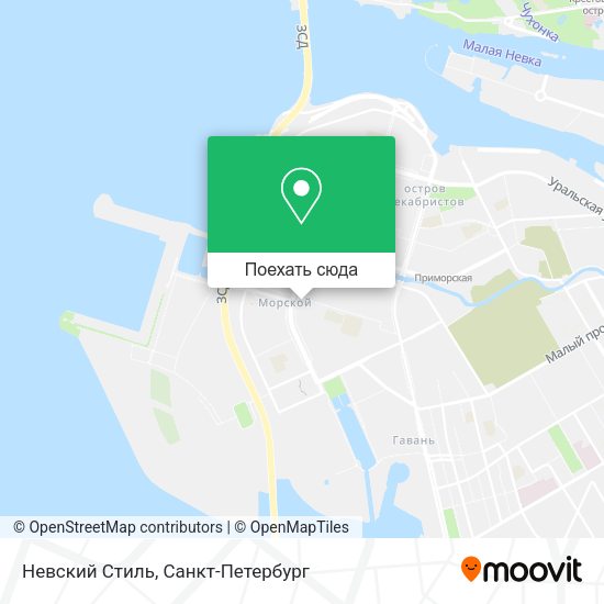 Карта Невский Стиль