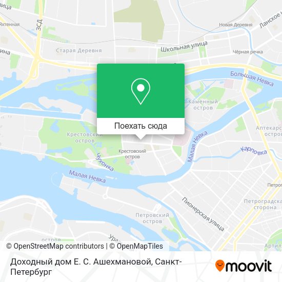 Карта Доходный дом Е. С. Ашехмановой