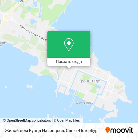 Карта Жилой дом Купца Назовцева