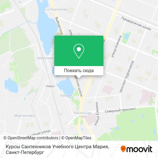 Карта Курсы Сантехников Учебного Центра Мария