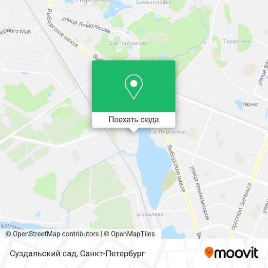 Карта Суздальский сад