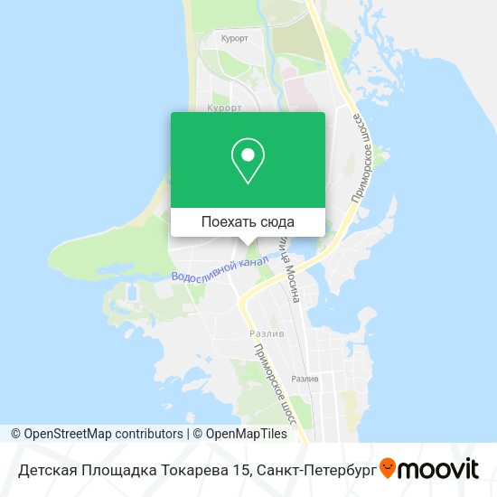 Карта Детская Площадка Токарева 15