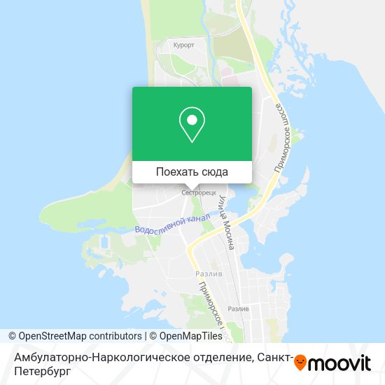 Карта Амбулаторно-Наркологическое отделение