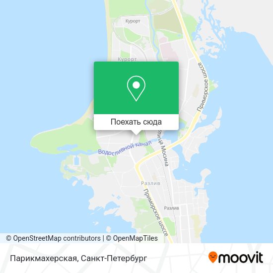 Карта Парикмахерская