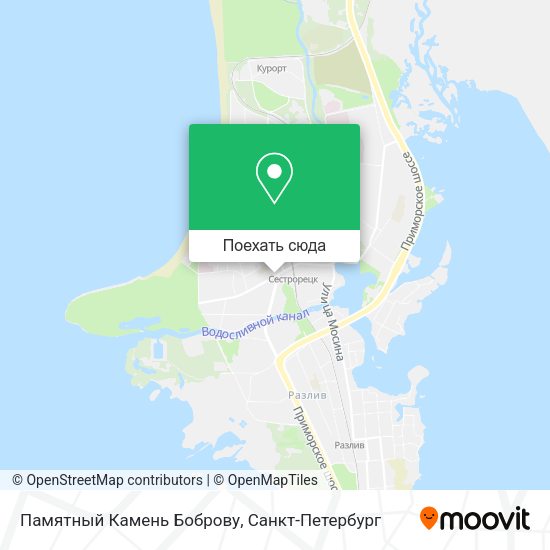 Карта Памятный Камень Боброву
