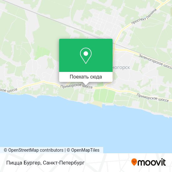 Карта Пицца Бургер