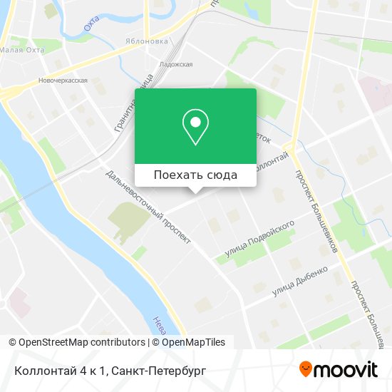Карта Коллонтай 4 к 1