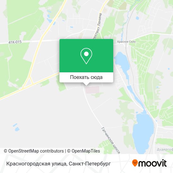 Карта Красногородская улица