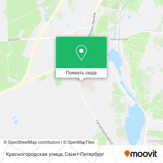 Карта Красногородская улица