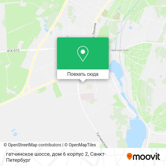 Карта гатчинское шоссе, дом 6 корпус 2