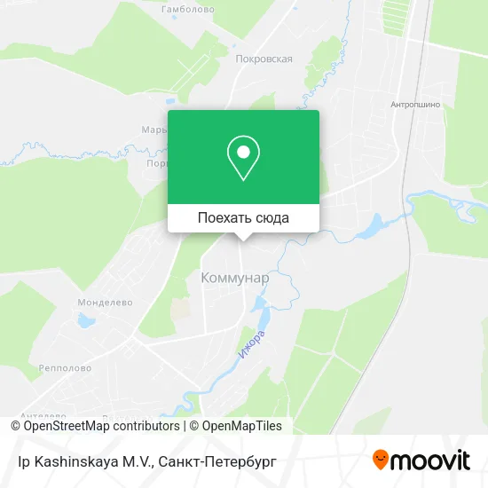 Карта Ip Kashinskaya M.V.