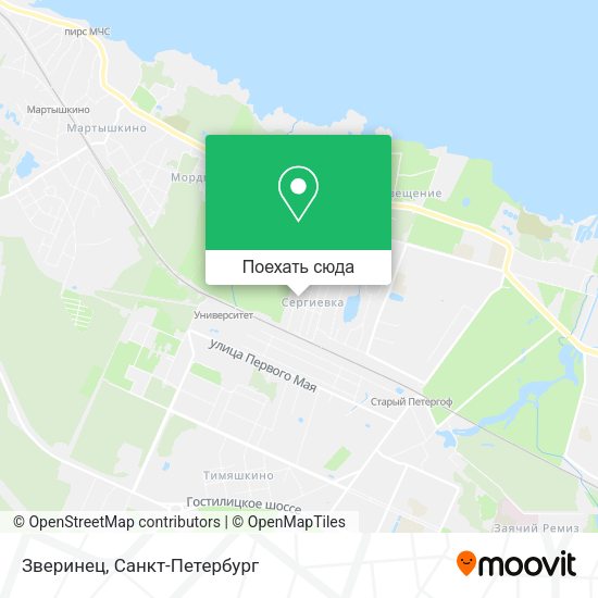 Карта Зверинец