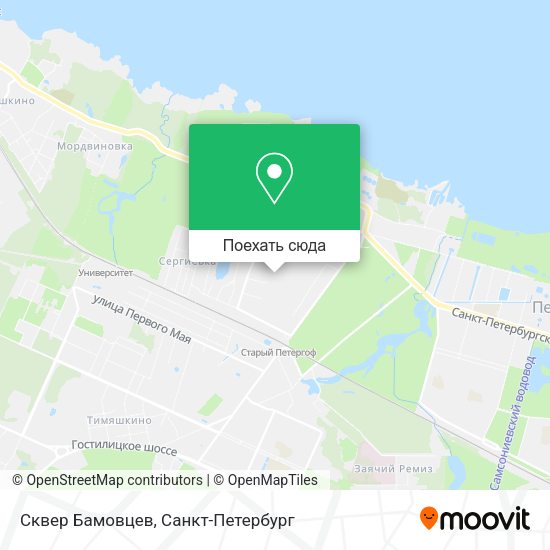 Карта Сквер Бамовцев