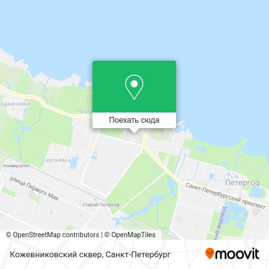Карта Кожевниковский сквер