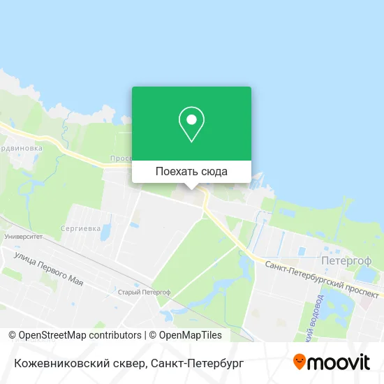 Карта Кожевниковский сквер