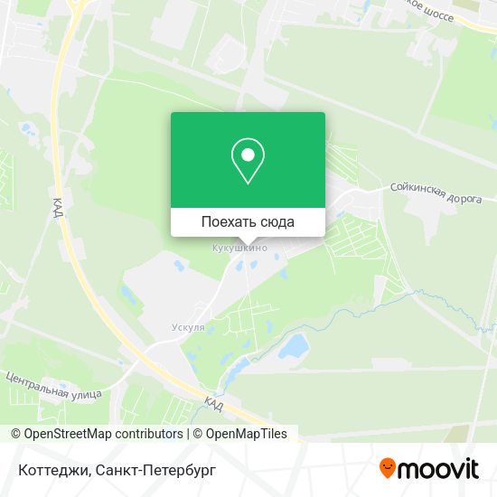 Карта Коттеджи