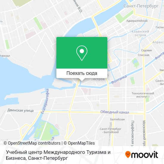 Карта Учебный центр Международного Туризма и Бизнеса