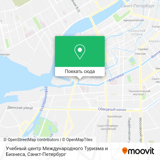 Карта Учебный центр Международного Туризма и Бизнеса