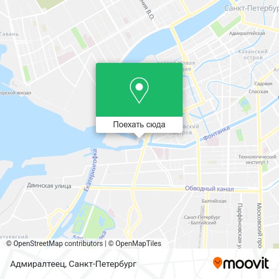 Карта Адмиралтеец