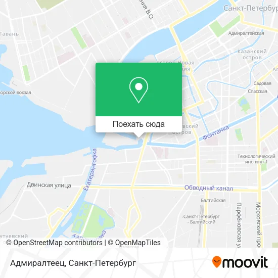 Карта Адмиралтеец