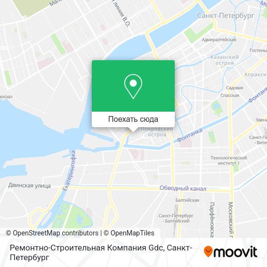 Карта Ремонтно-Строительная Компания Gdc