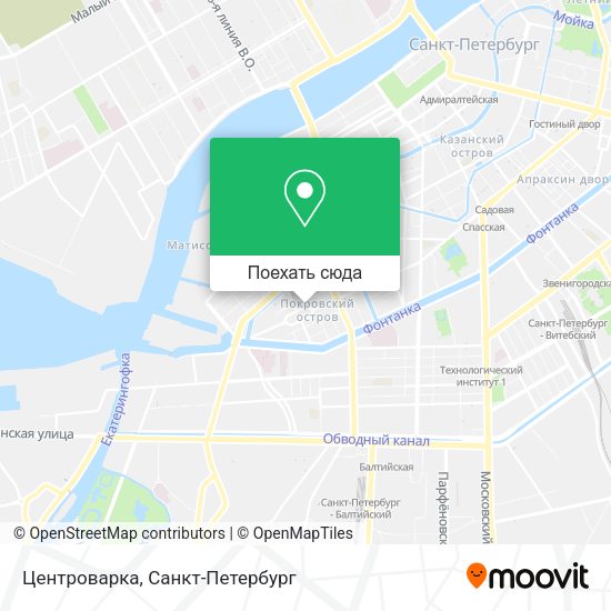 Карта Центроварка