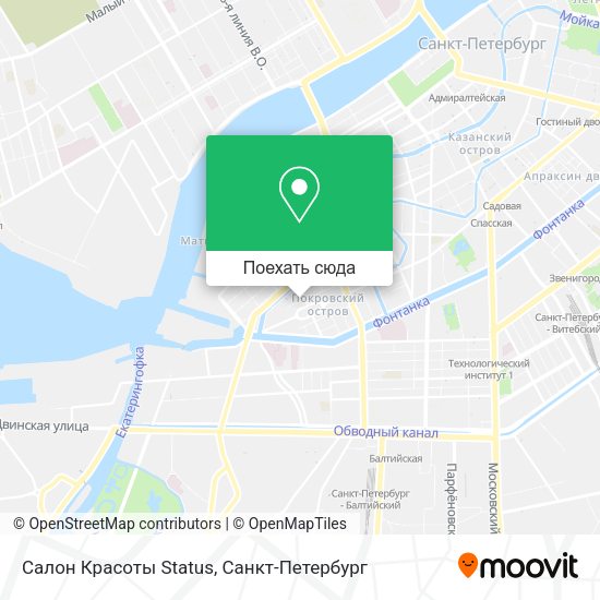 Карта Салон Красоты Status