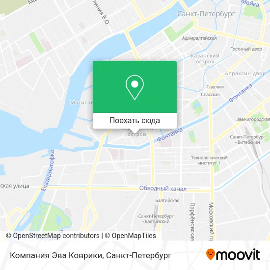 Карта Компания Эва Коврики